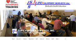 Desktop Screenshot of lifesupportservicesinc.com